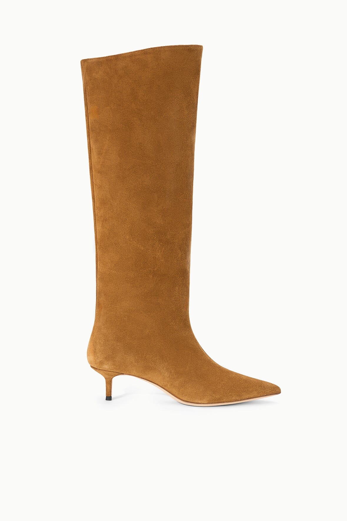 SEBASTIAN KITTEN HEEL BOOT | TAN - Image 2