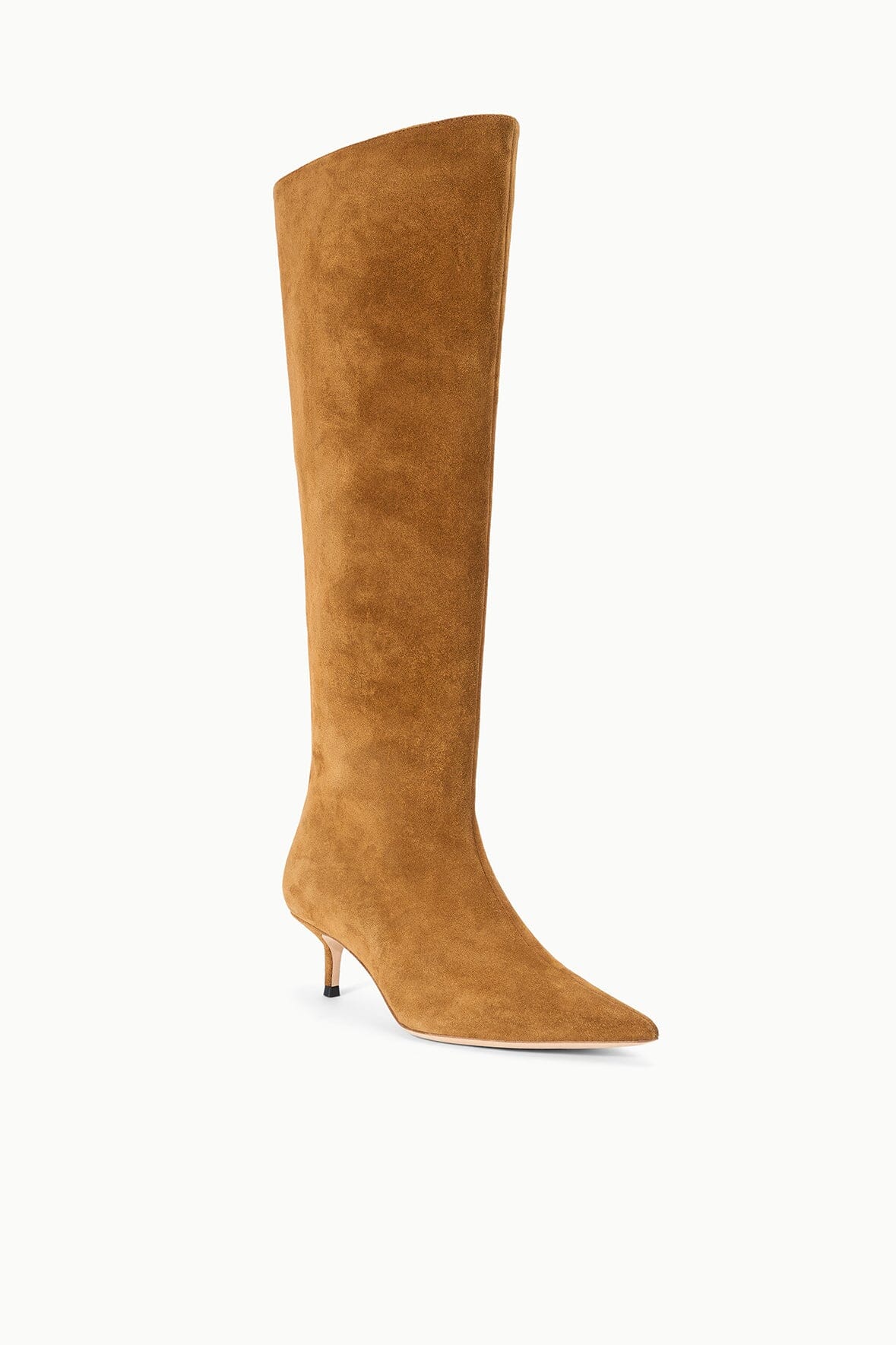 SEBASTIAN KITTEN HEEL BOOT | TAN - Image 3