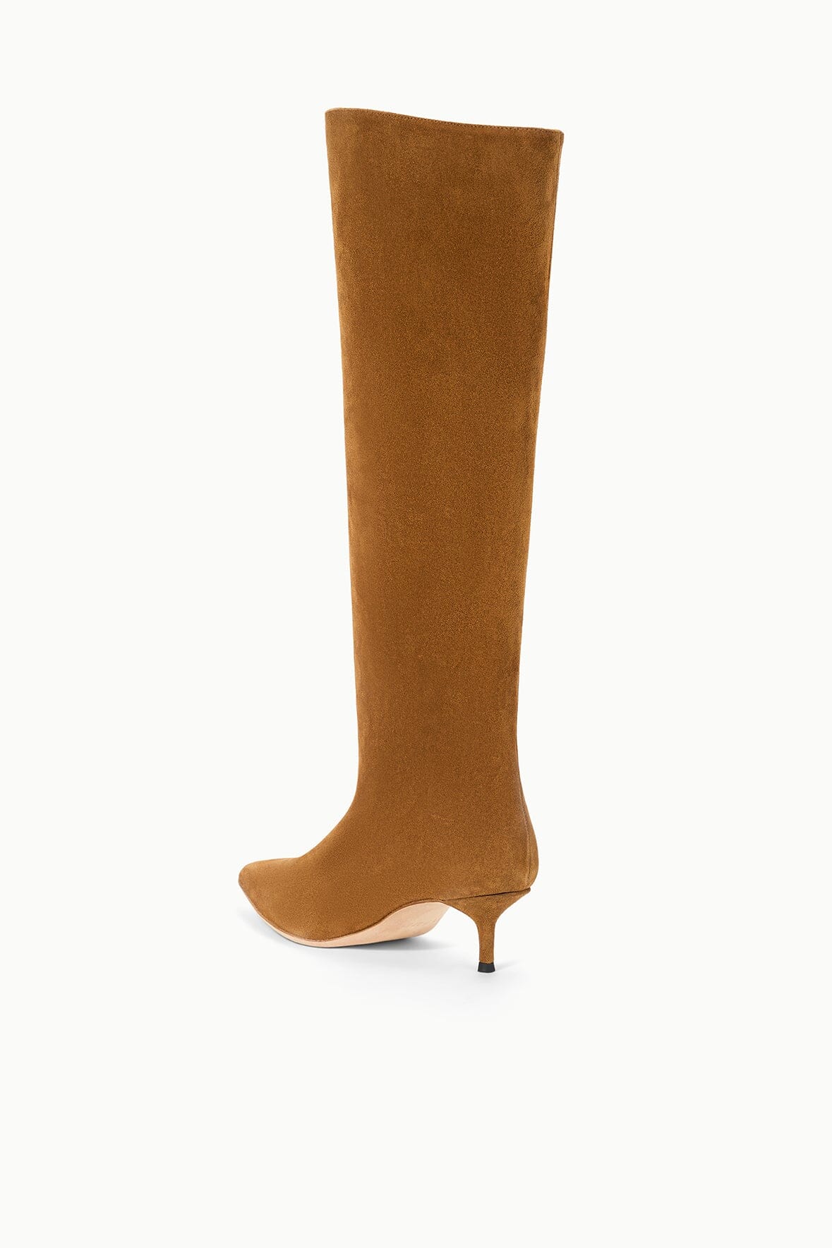 SEBASTIAN KITTEN HEEL BOOT | TAN - Image 5