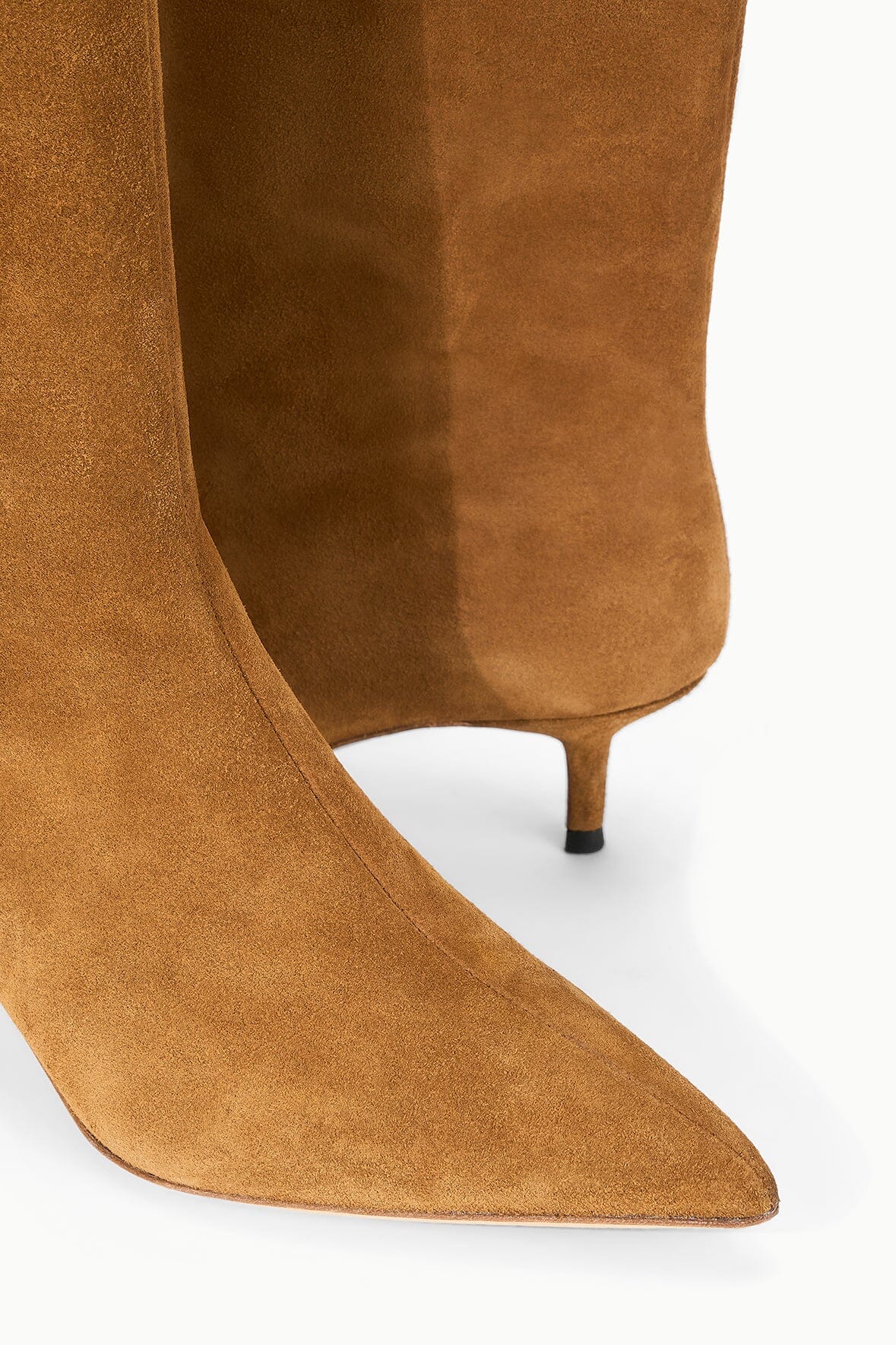 SEBASTIAN KITTEN HEEL BOOT | TAN - Image 7