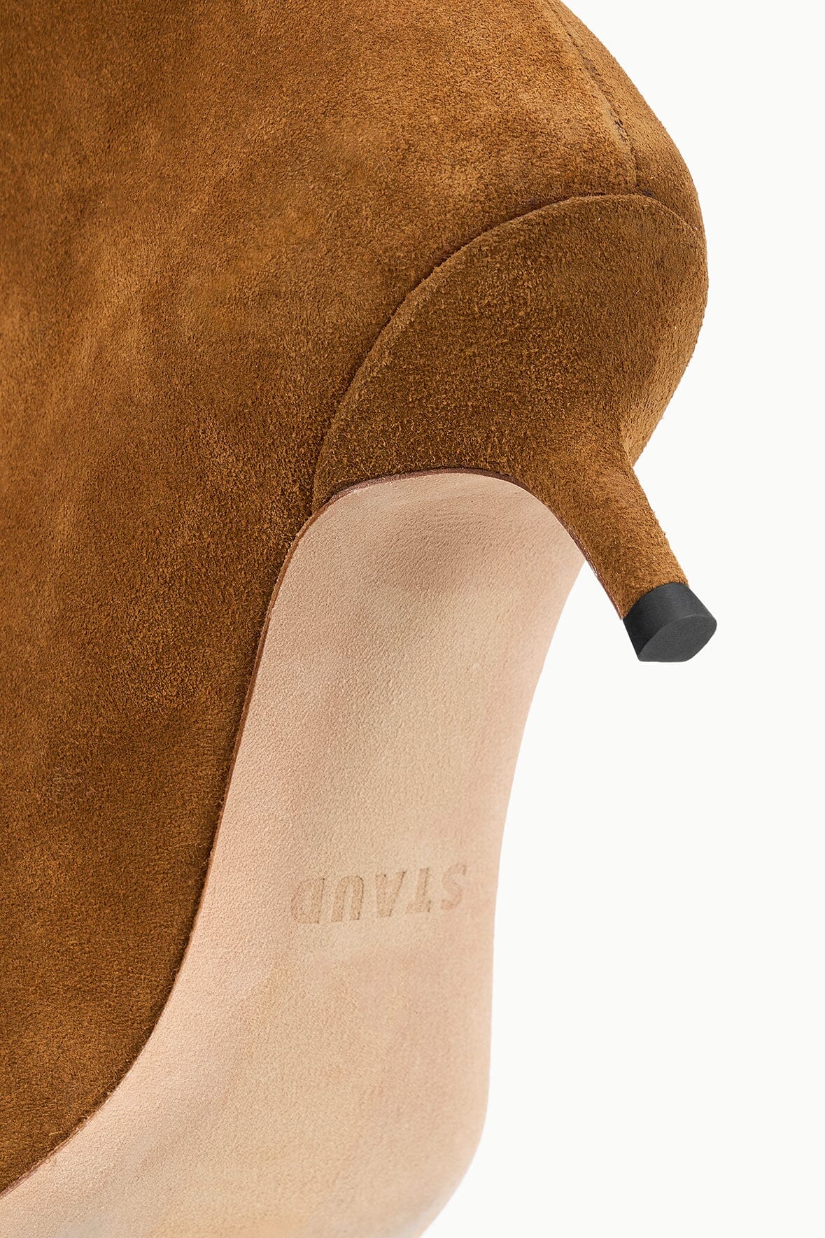 SEBASTIAN KITTEN HEEL BOOT | TAN - Image 9
