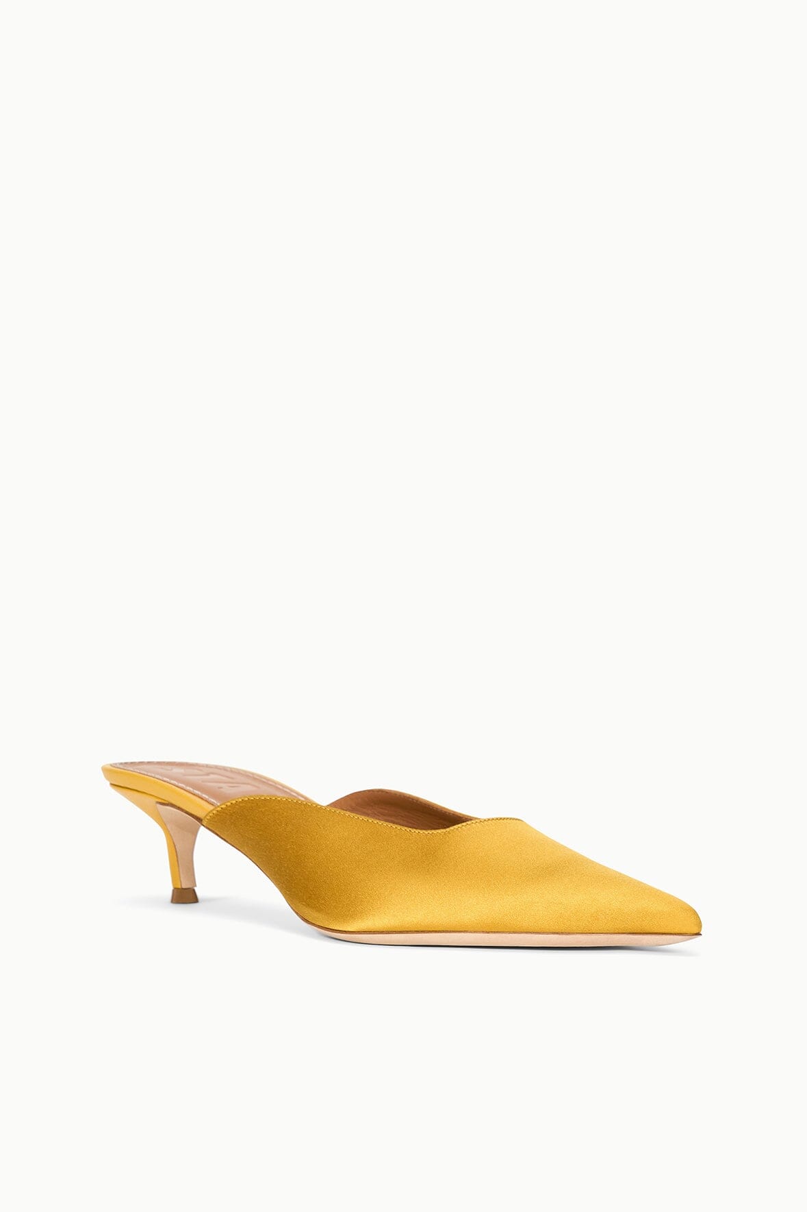 SEBASTIAN KITTEN HEEL MULE | GOLDENROD - Image 3