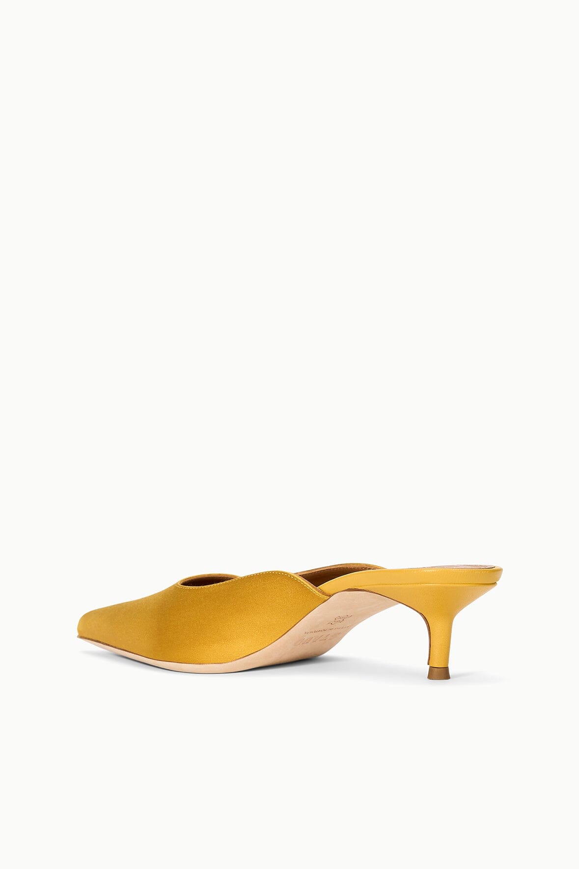 SEBASTIAN KITTEN HEEL MULE | GOLDENROD - Image 5
