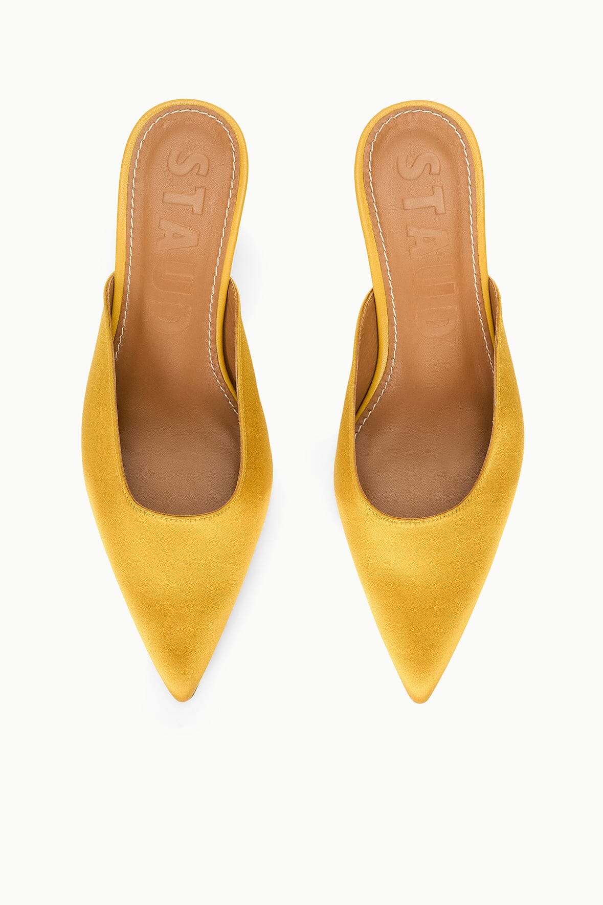 SEBASTIAN KITTEN HEEL MULE | GOLDENROD - Image 7