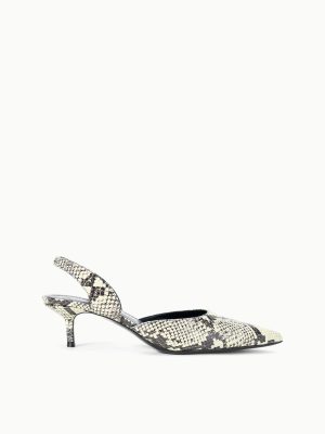 SEBASTIAN SLINGBACK | WHITE SNAKE