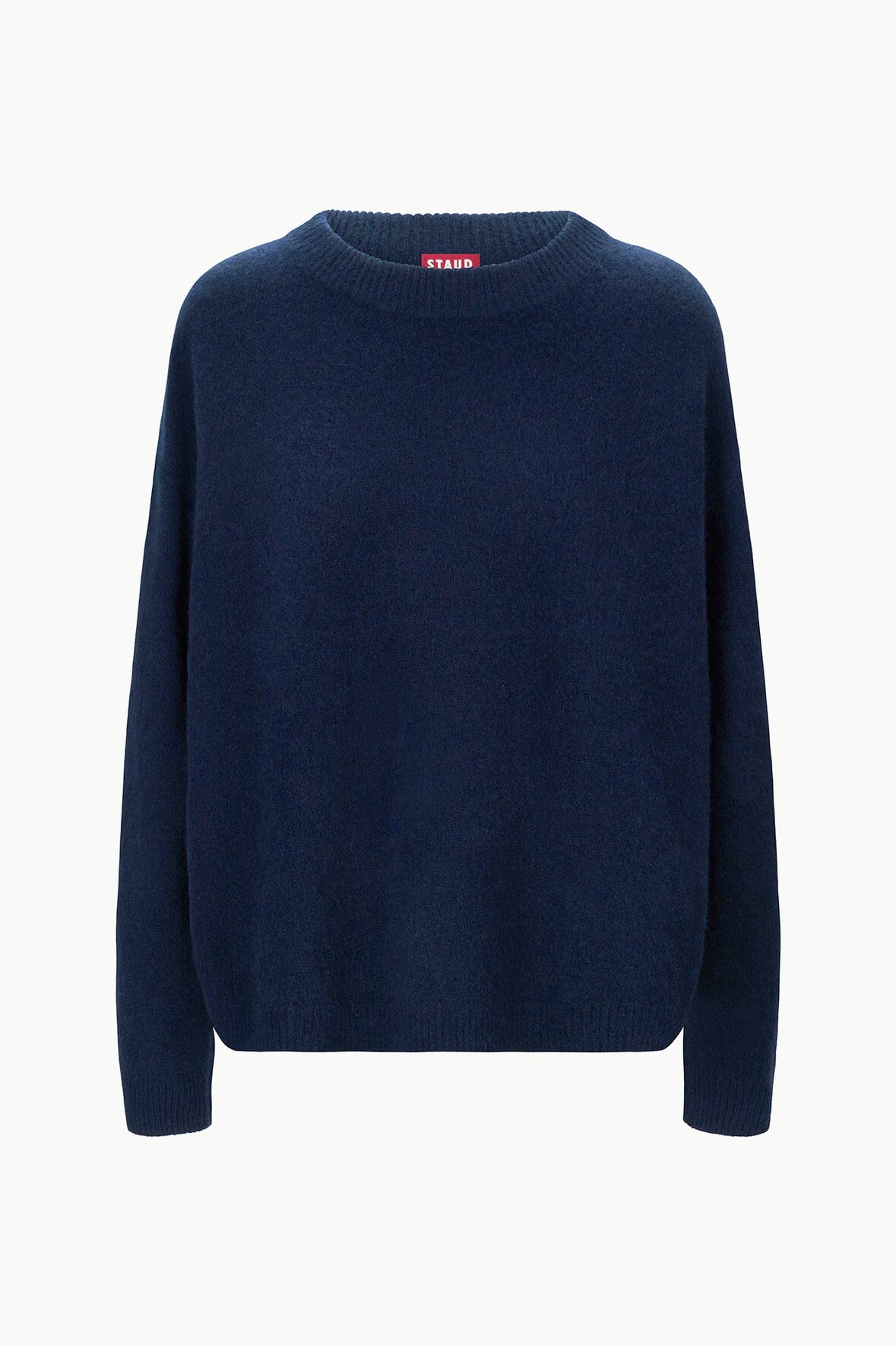 SERRANO CASHMERE RELAXED CREW | NAVY - Image 4