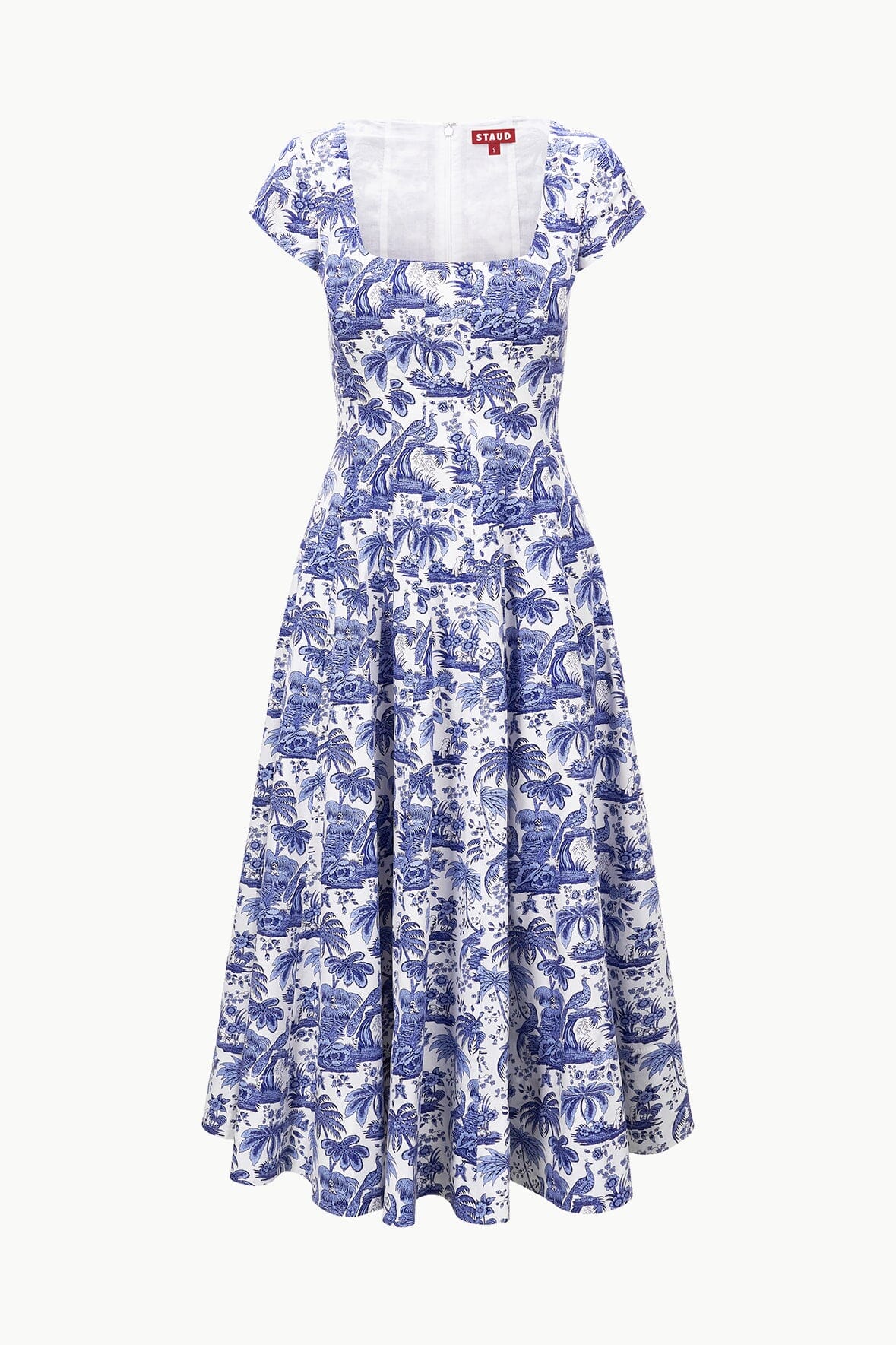 SHORT SLEEVE WELLS DRESS | BLUE TOILE - Image 5