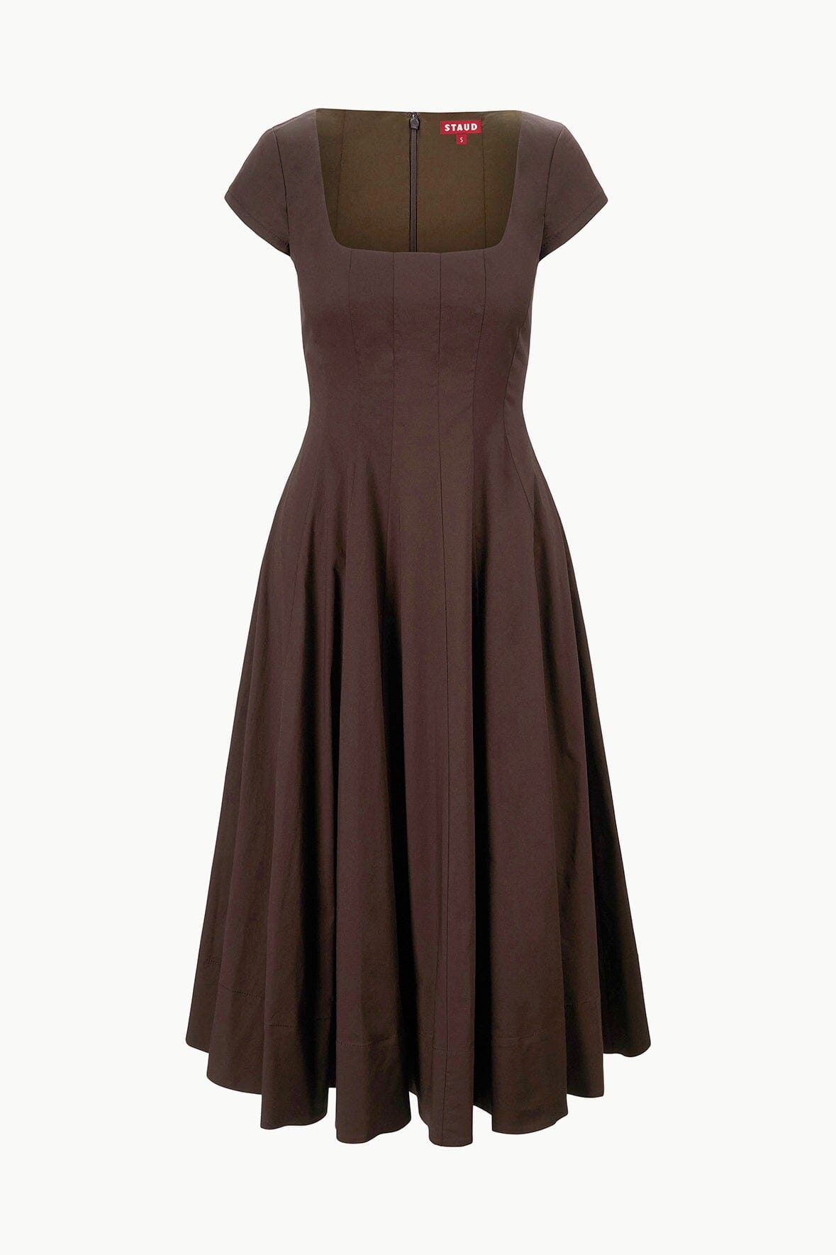 SHORT SLEEVE WELLS DRESS | EARTH - Image 5