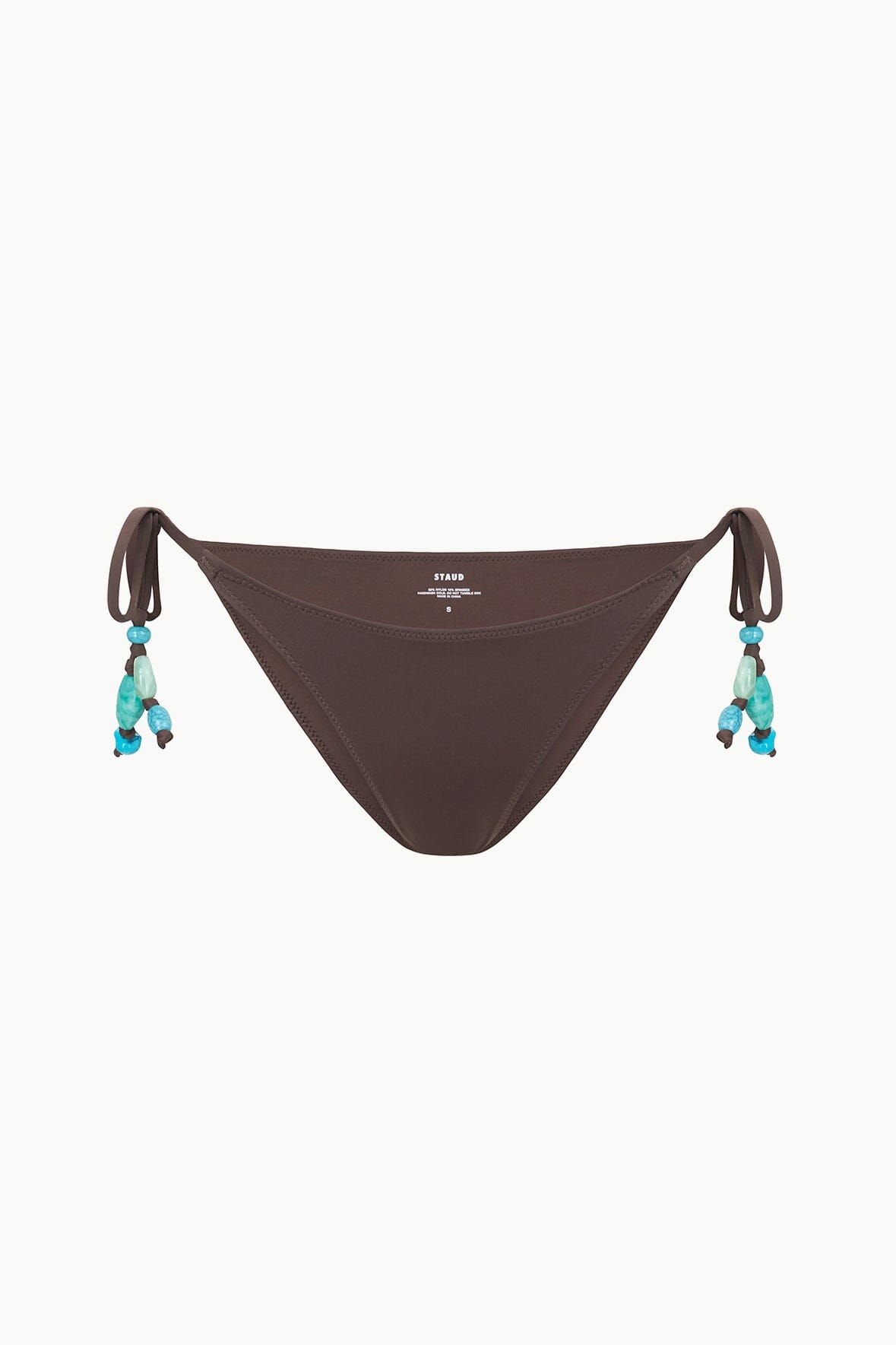 SISLEY SIDE TIE BIKINI BOTTOM | DARK CHOCOLATE - Image 5