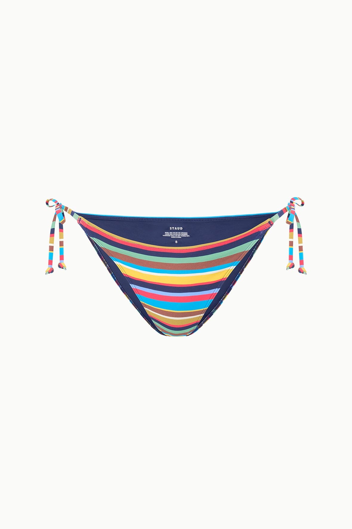 SISLEY SIDE TIE BIKINI BOTTOM | MARKET STRIPE - Image 6