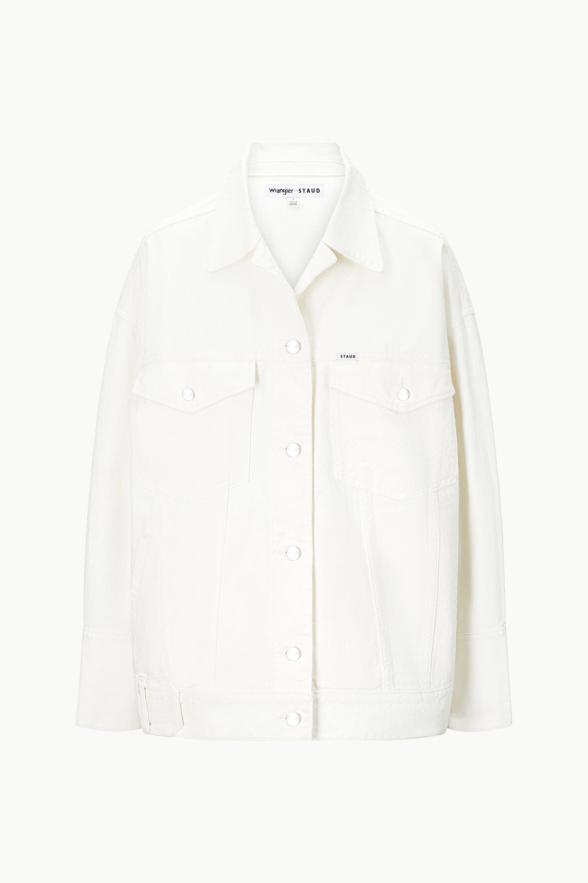 CUSTOM STAUD x C.BONZ THE BIGGEST JEAN JACKET | WHITE - Image 5