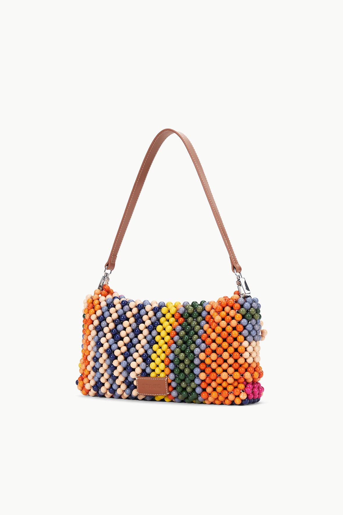 TIMMY SHOULDER BAG | MULTI BAYADERE STRIPE - Image 3