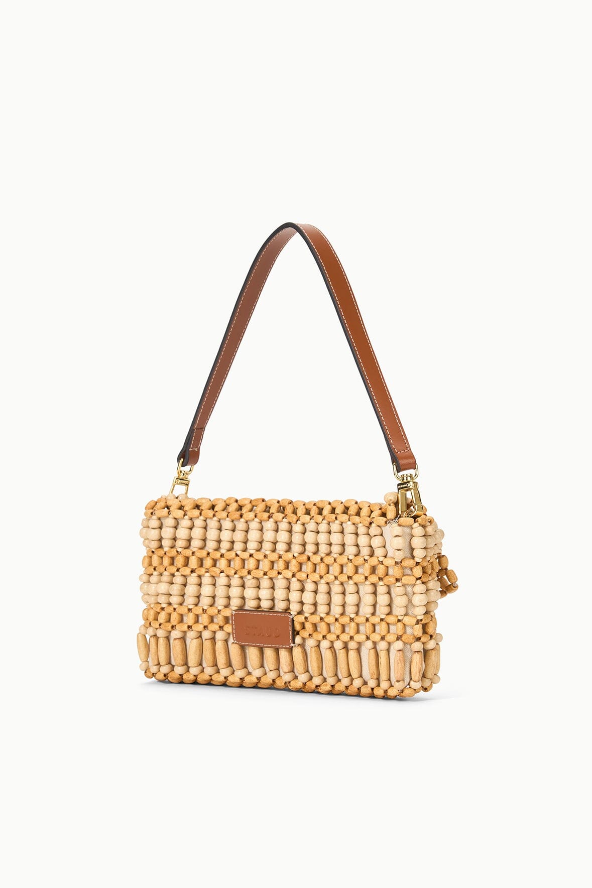 TIMMY SHOULDER BAG | NATURAL WOOD BEADS - Image 3
