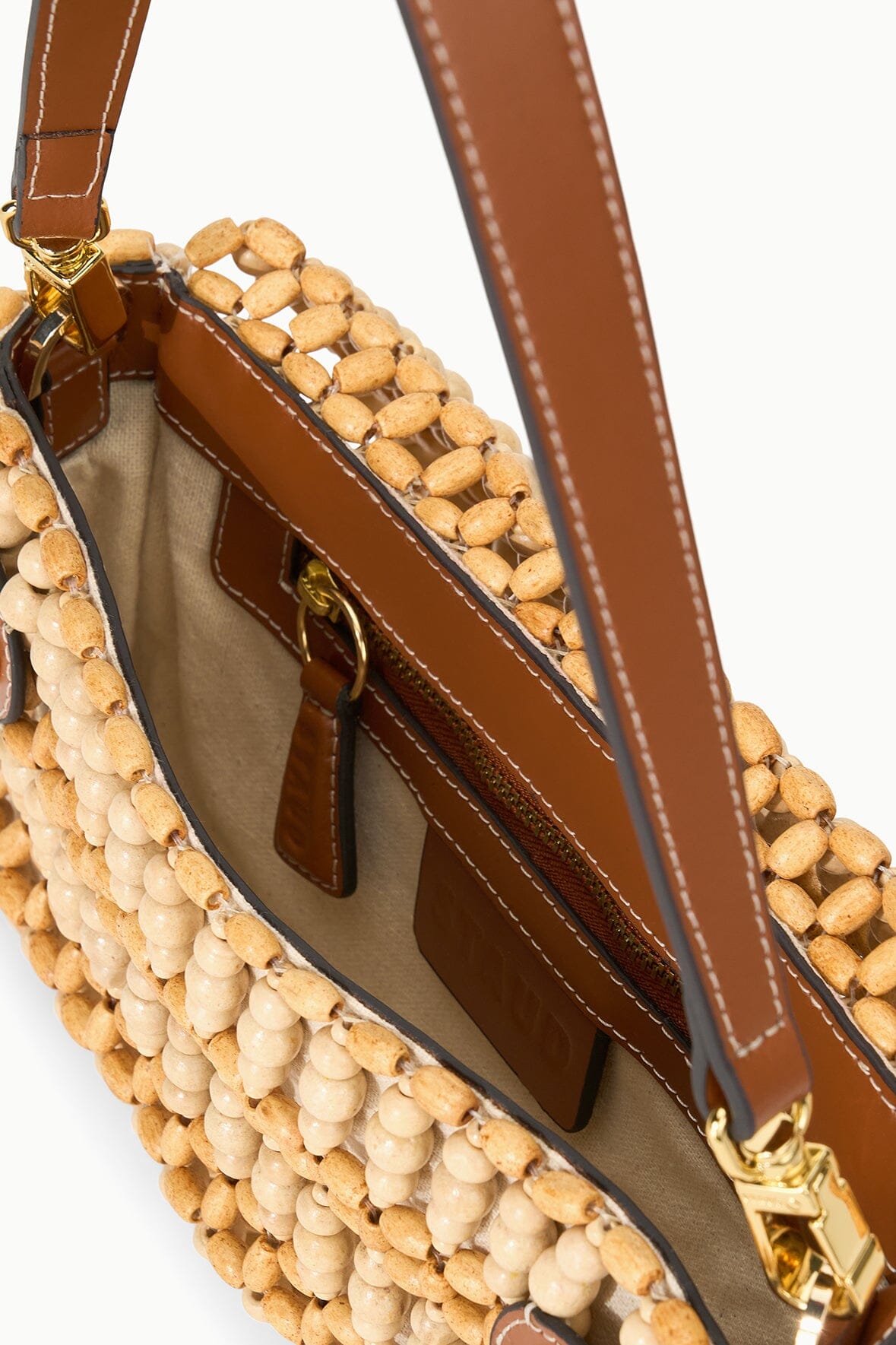 TIMMY SHOULDER BAG | NATURAL WOOD BEADS - Image 6