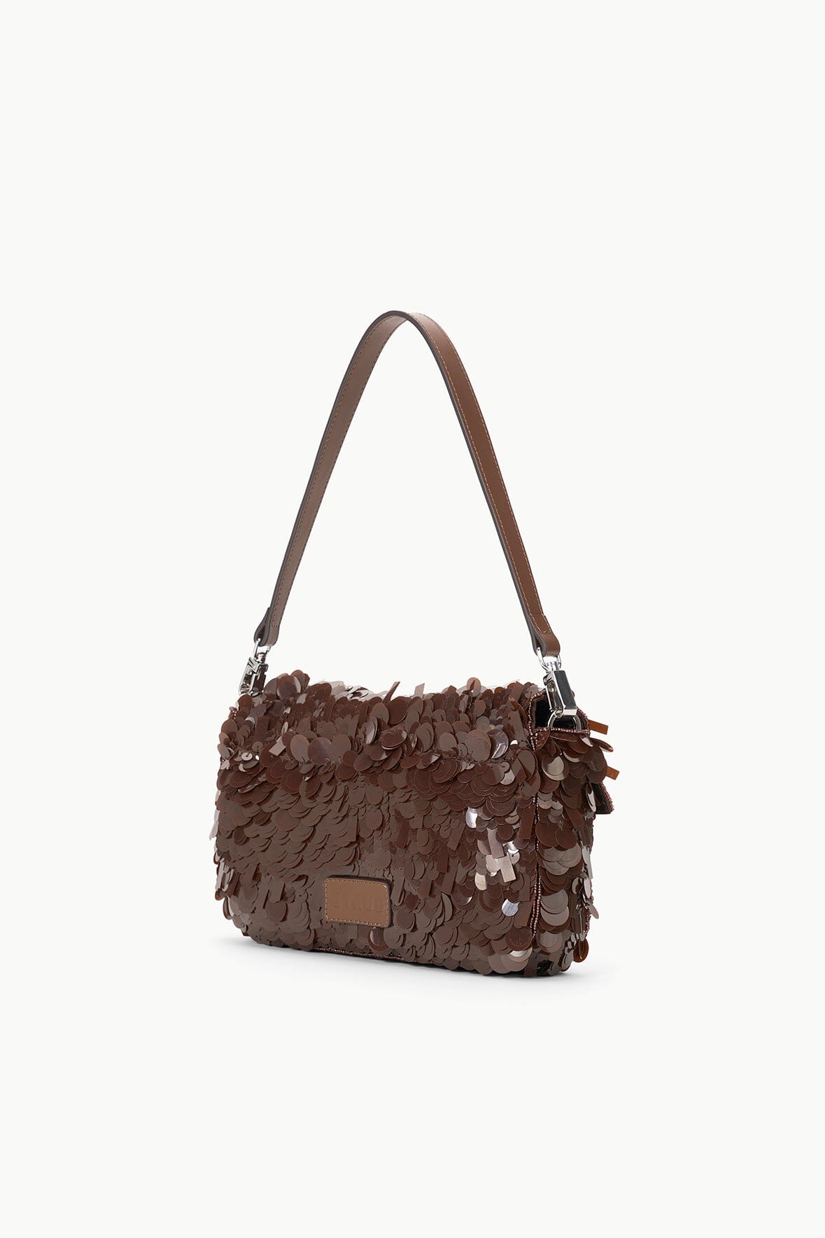 TIMMY SHOULDER BAG | CACAO SEQUINS - Image 2