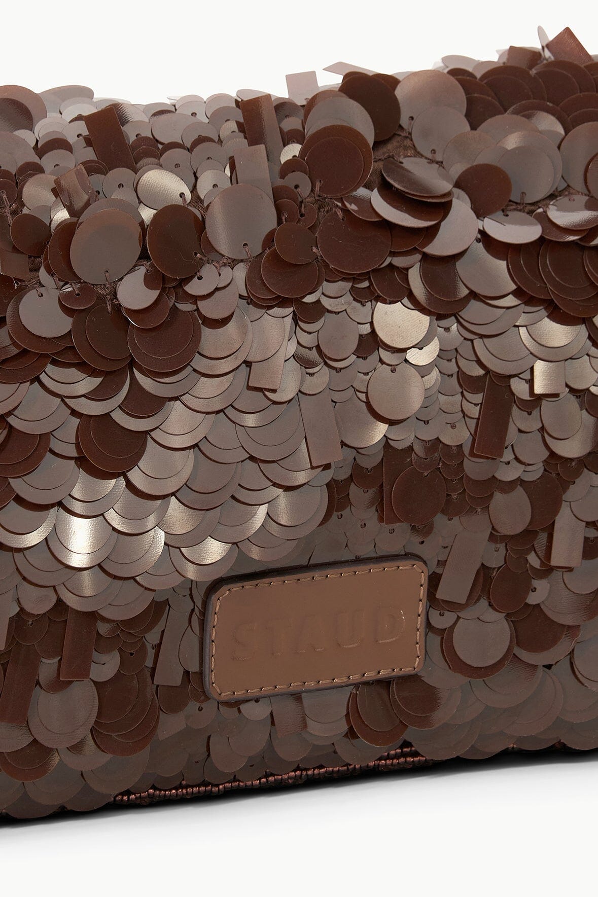TIMMY SHOULDER BAG | CACAO SEQUINS - Image 6