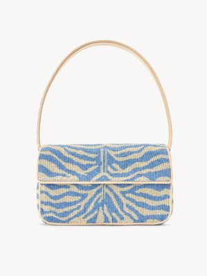 TOMMY BEADED BAG | LIGHT BLUE CREAM
