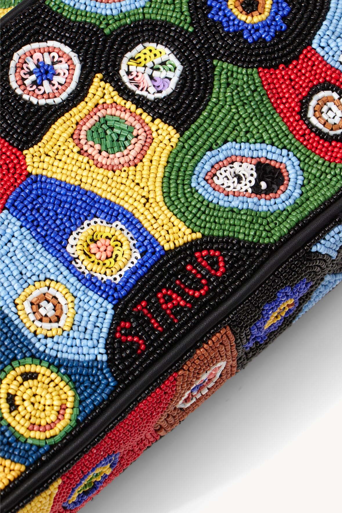 TOMMY BEADED BAG | BLACK MILLEFIORI - Image 6