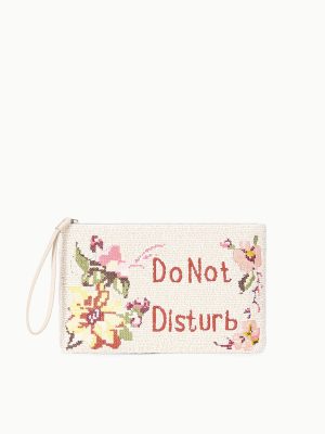 TOMMY BEADED LARGE POUCH | DO NOT DISTURB