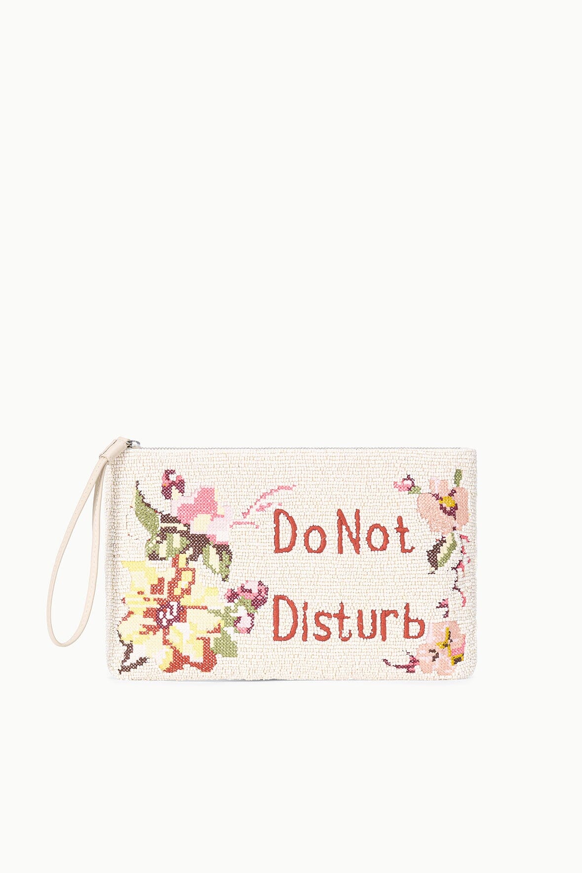 TOMMY BEADED LARGE POUCH | DO NOT DISTURB