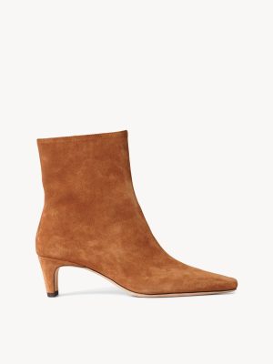 WALLY ANKLE BOOT | TAN SUEDE