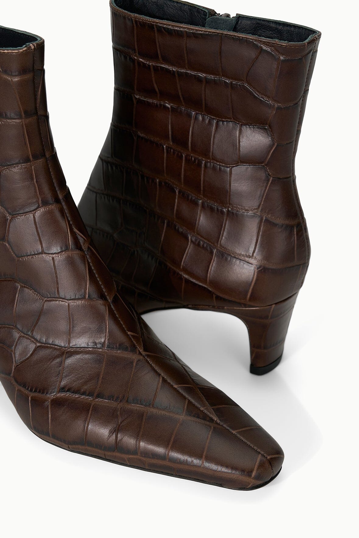 WALLY ANKLE BOOT | ESPRESSO CROCO - Image 7