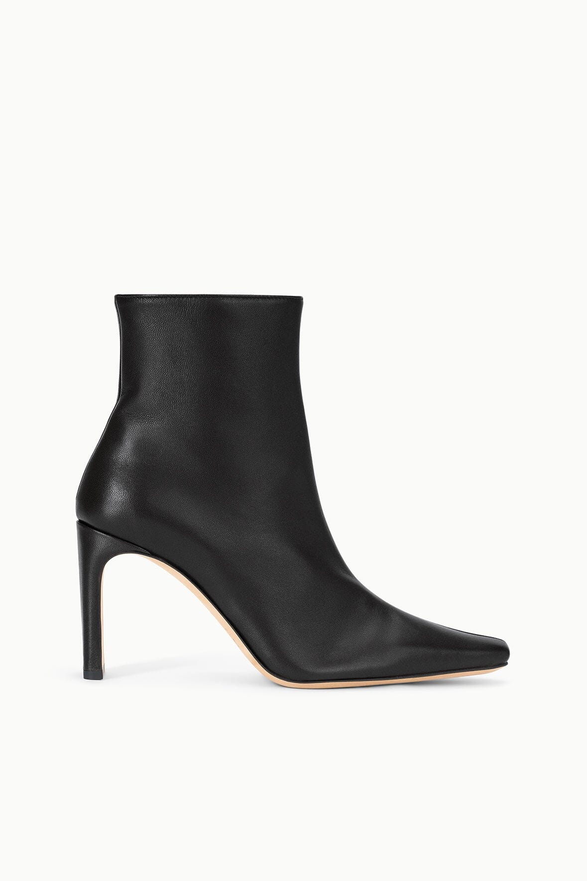 WALLY ANKLE HIGH HEEL BOOT | BLACK