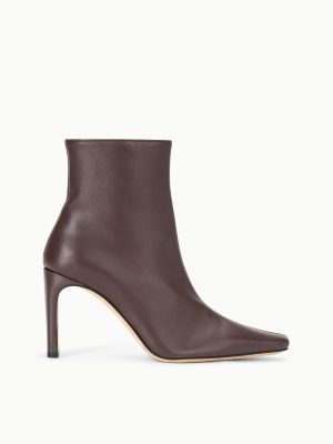 WALLY ANKLE HIGH HEEL BOOT | ESPRESSO