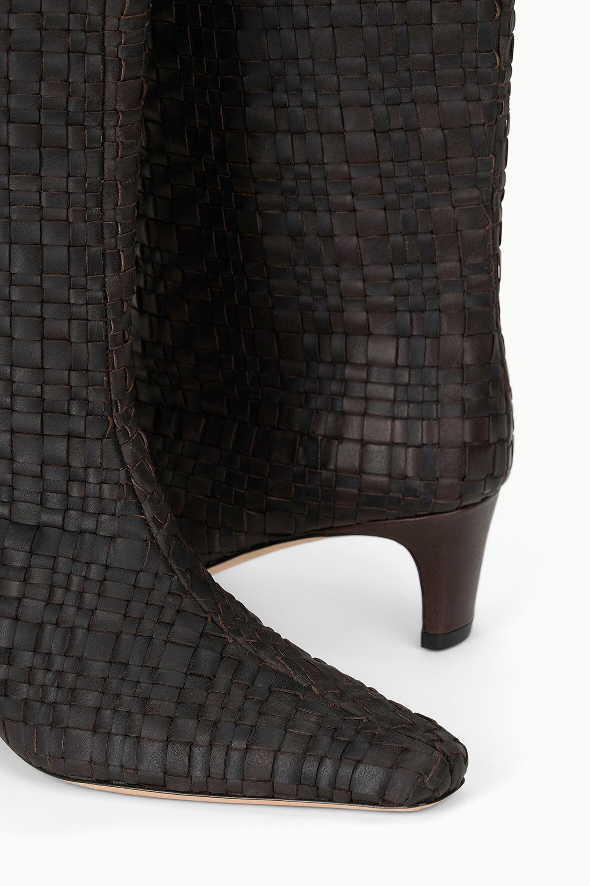 WALLY BOOT | ESPRESSO WOVEN LEATHER - Image 6