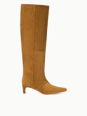 WALLY BOOT | PATCHWORK TAN SUEDE