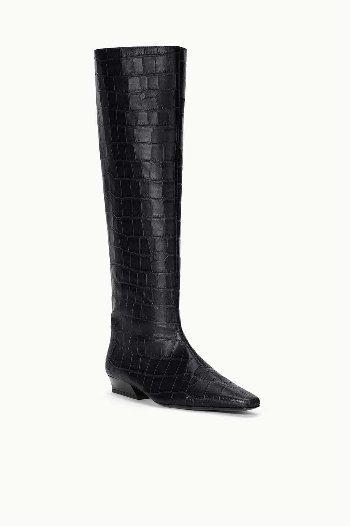 WALLY FLAT BOOT | BLACK CROCO - Image 2