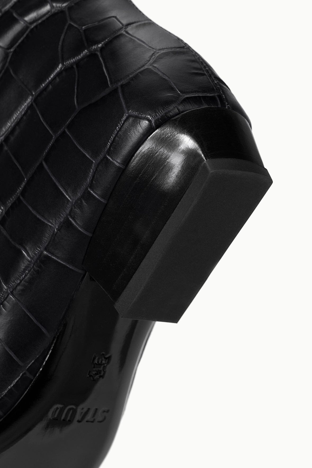 WALLY FLAT BOOT | BLACK CROCO - Image 5