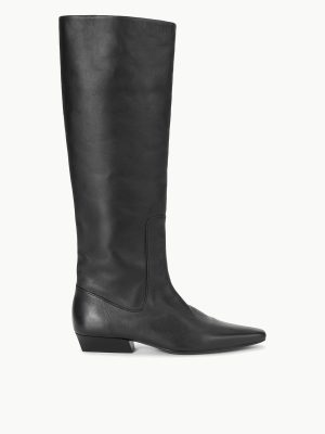 WALLY FLAT BOOT | BLACK