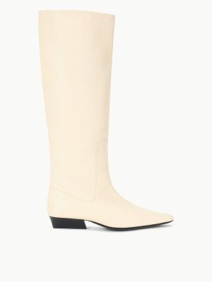 WALLY FLAT BOOT | CREAM