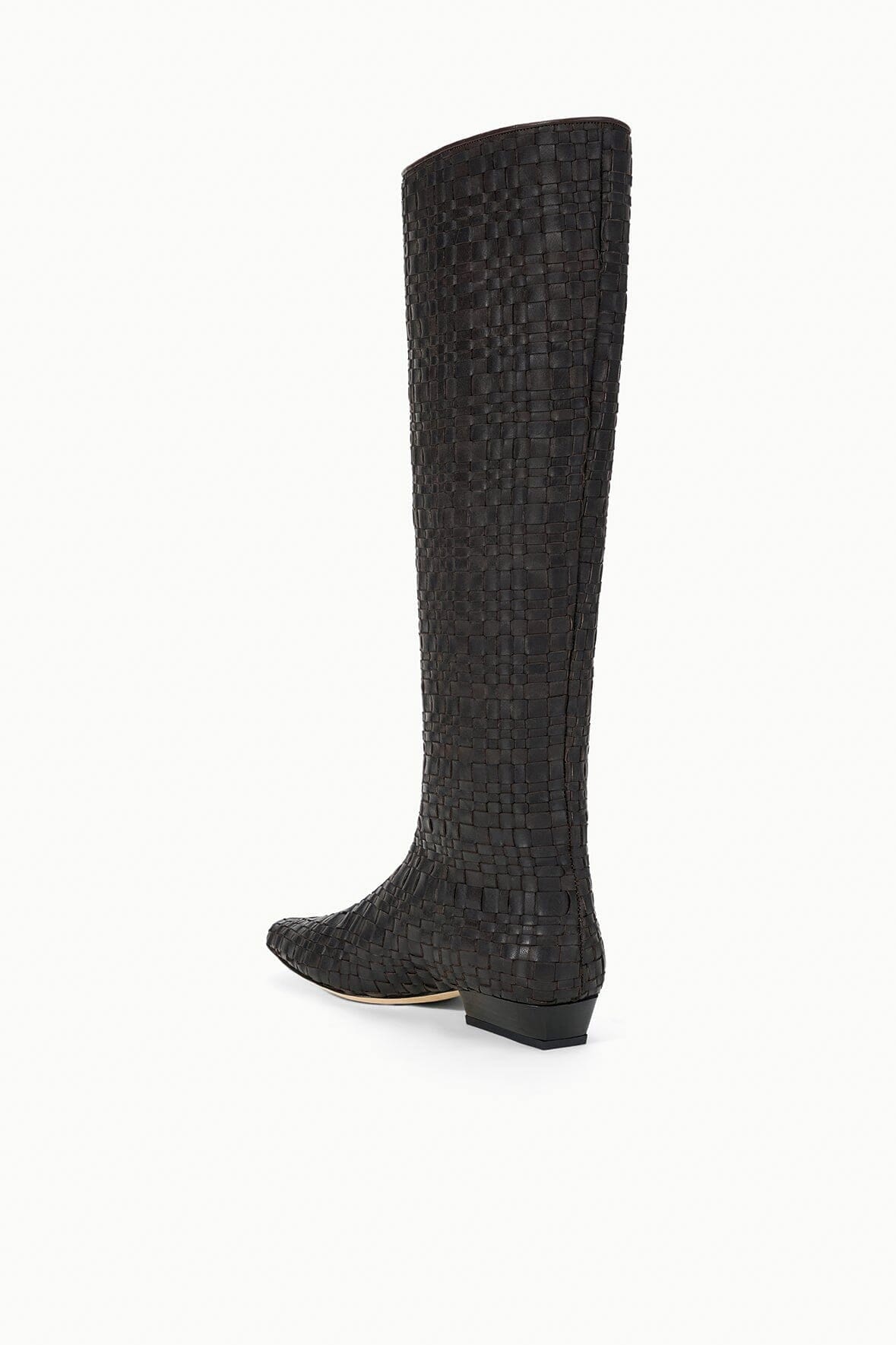 WALLY FLAT BOOT | ESPRESSO WOVEN LEATHER - Image 5