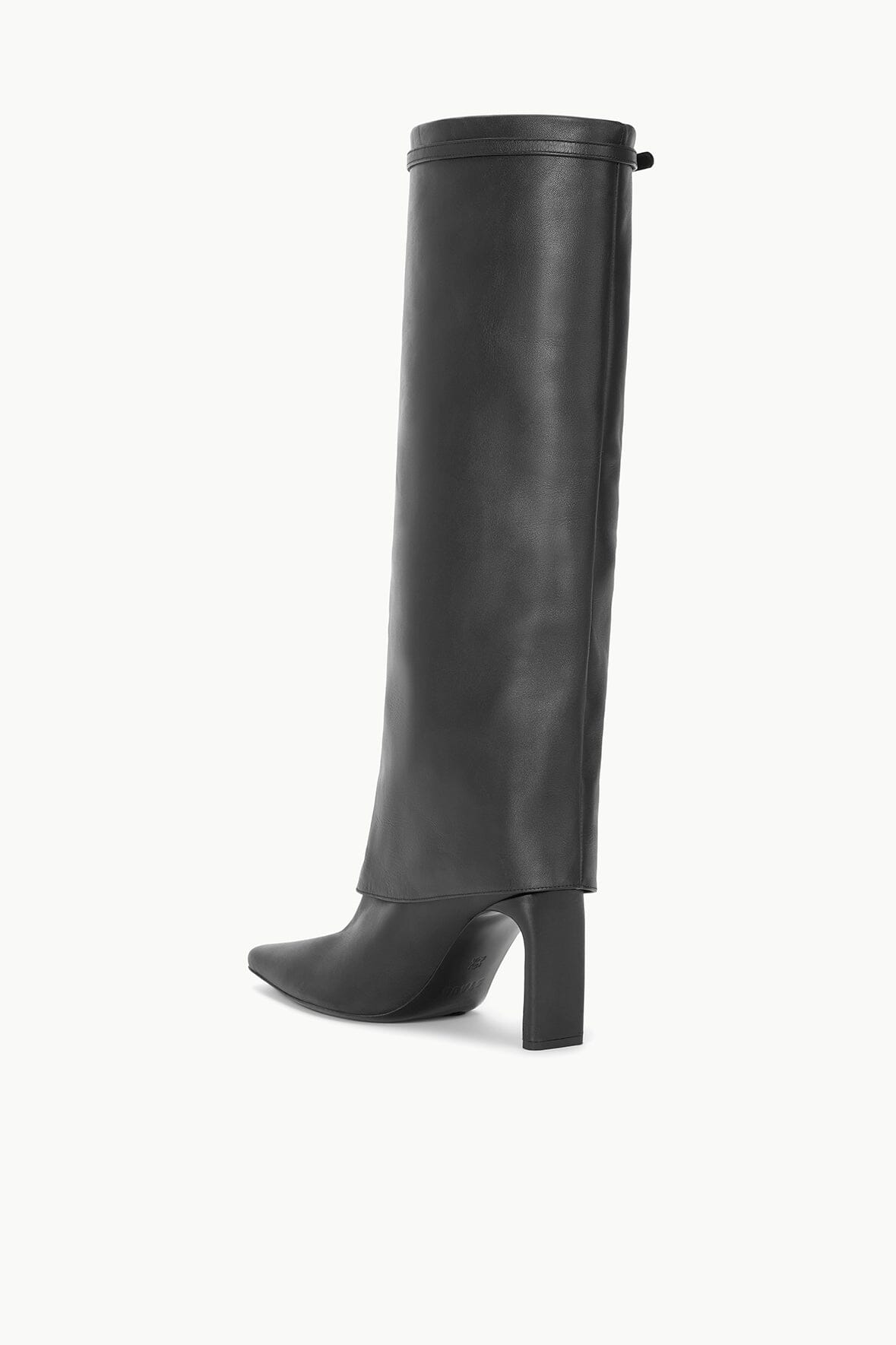 WALLY FOLDOVER HIGH HEEL BOOT | BLACK - Image 5