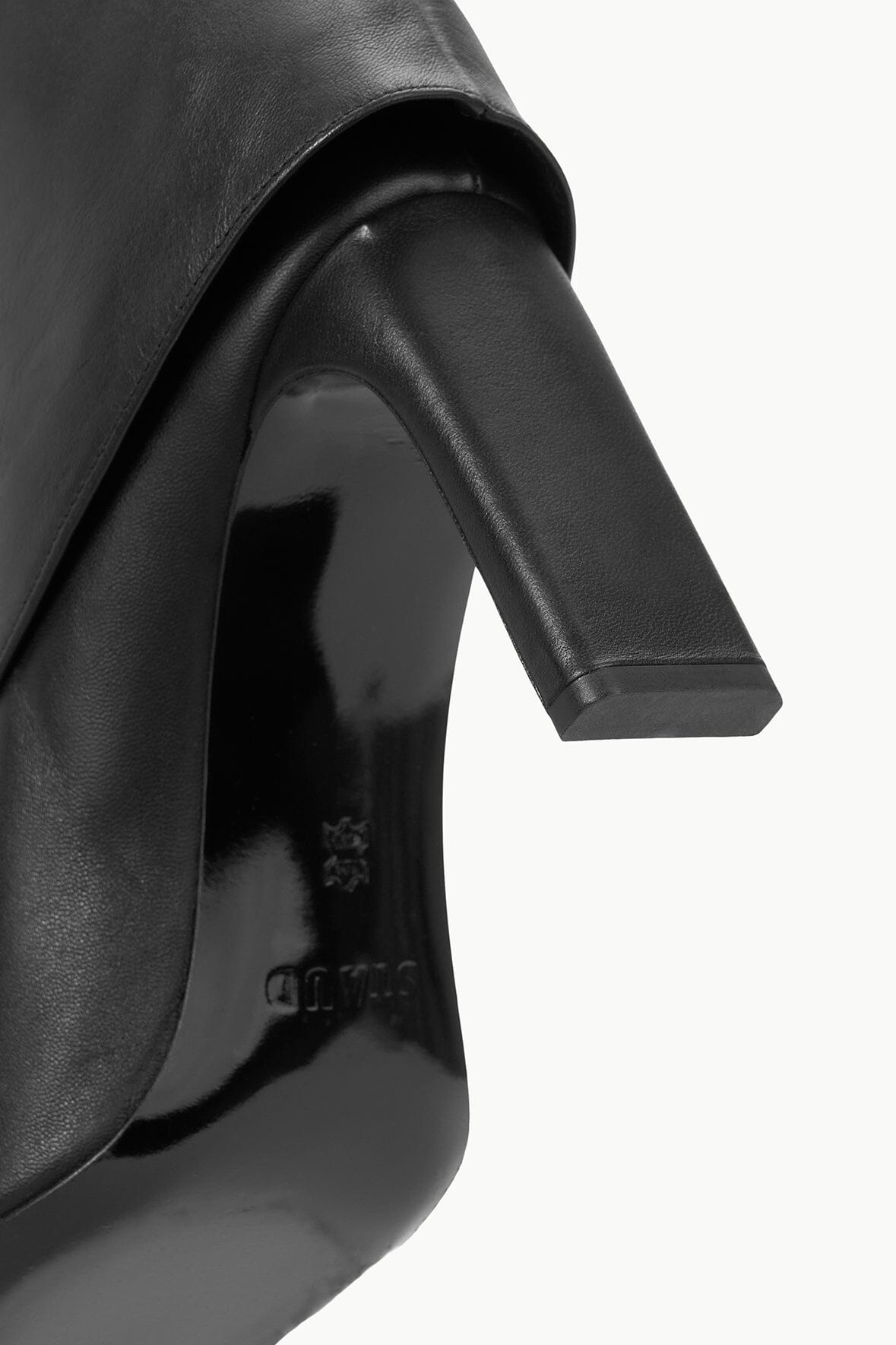 WALLY FOLDOVER HIGH HEEL BOOT | BLACK - Image 8