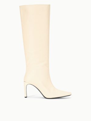 WALLY HIGH HEEL BOOT | CREAM