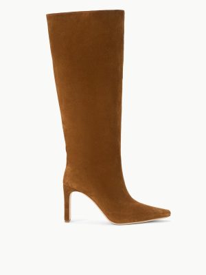 WALLY HIGH HEEL BOOT | TAN