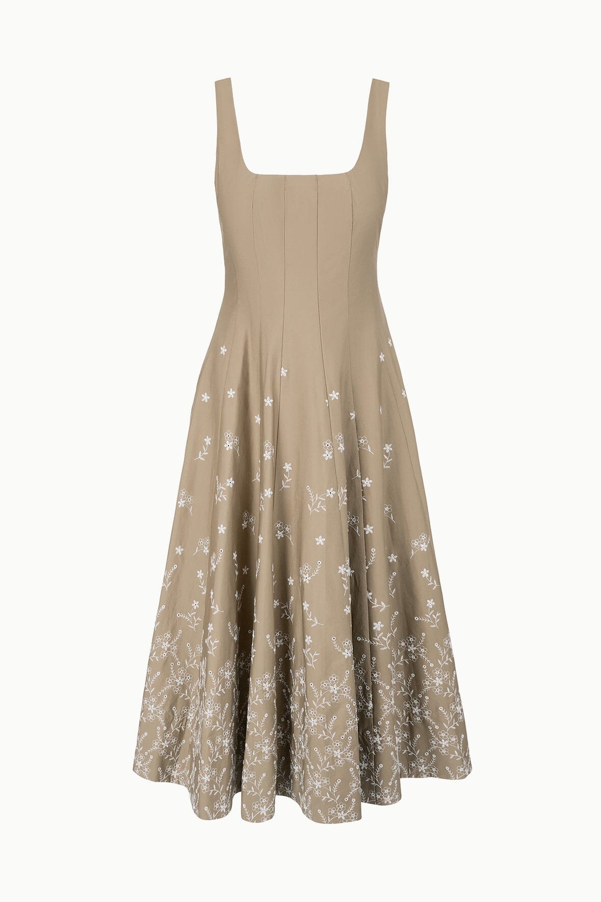 WELLS DRESS | TAUPE EMBROIDERY - Image 9