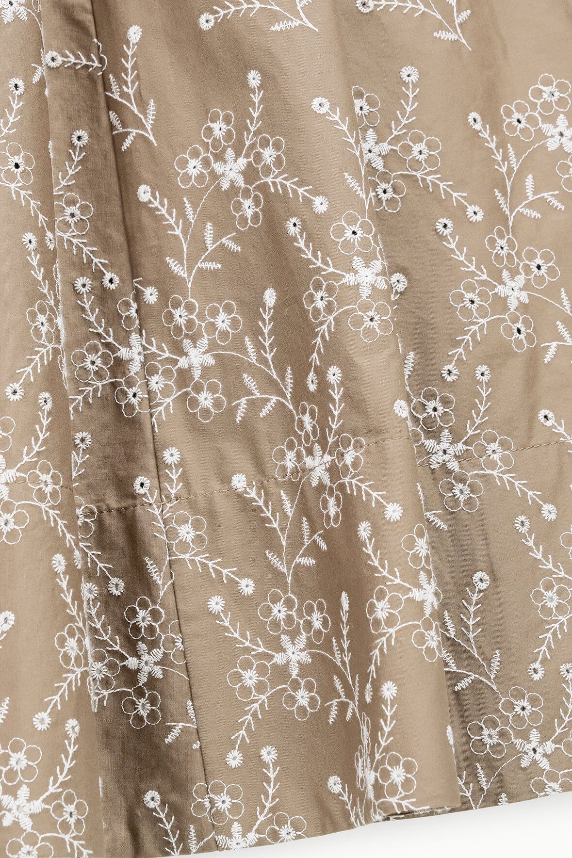 WELLS DRESS | TAUPE EMBROIDERY - Image 8