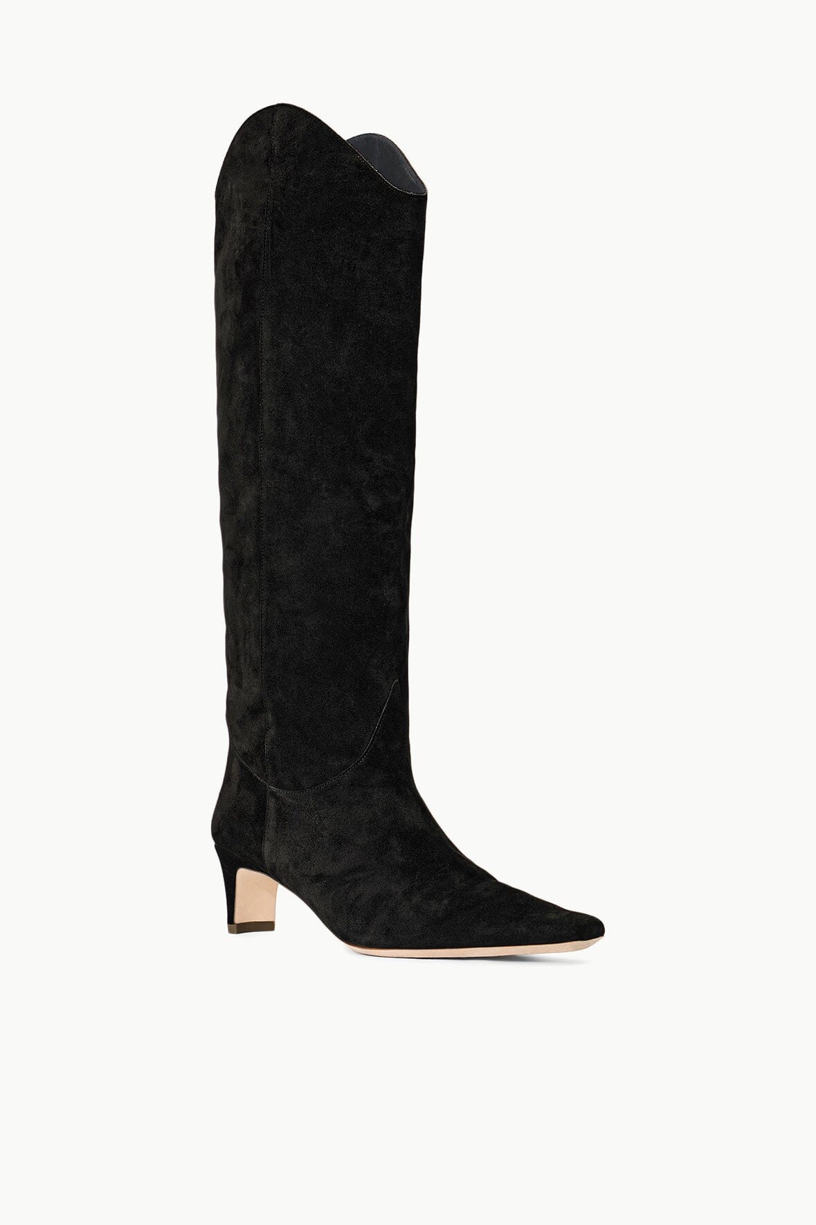 WESTERN WALLY BOOT | BLACK SUEDE - Image 3