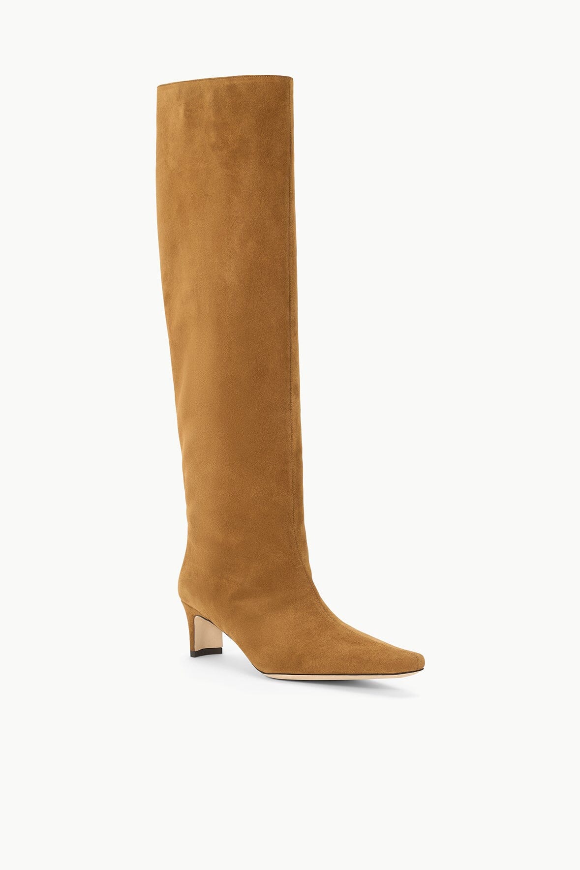 WIDE SHAFT WALLY BOOT | TAN SUEDE - Image 2
