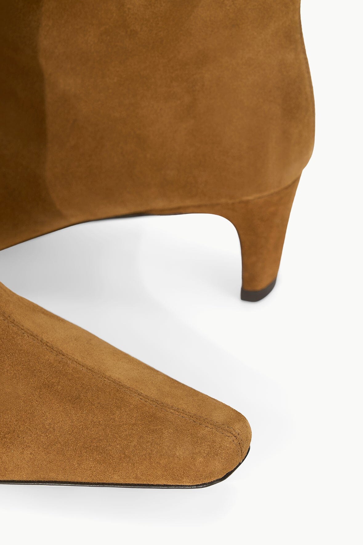 WIDE SHAFT WALLY BOOT | TAN SUEDE - Image 4