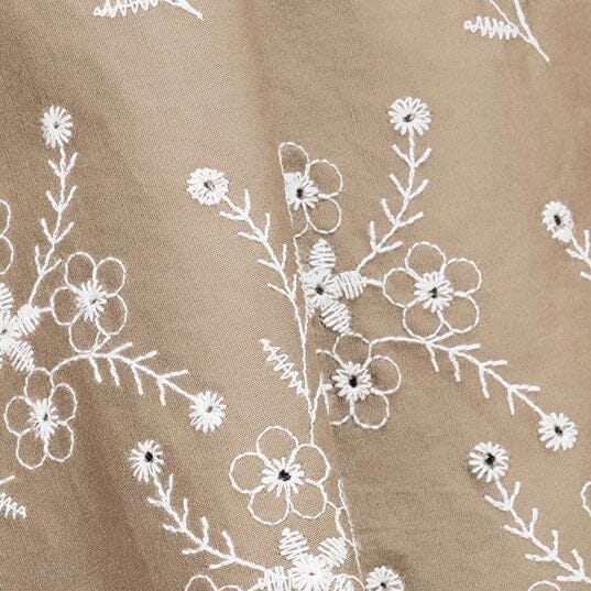 WELLS DRESS | TAUPE EMBROIDERY - Image 10