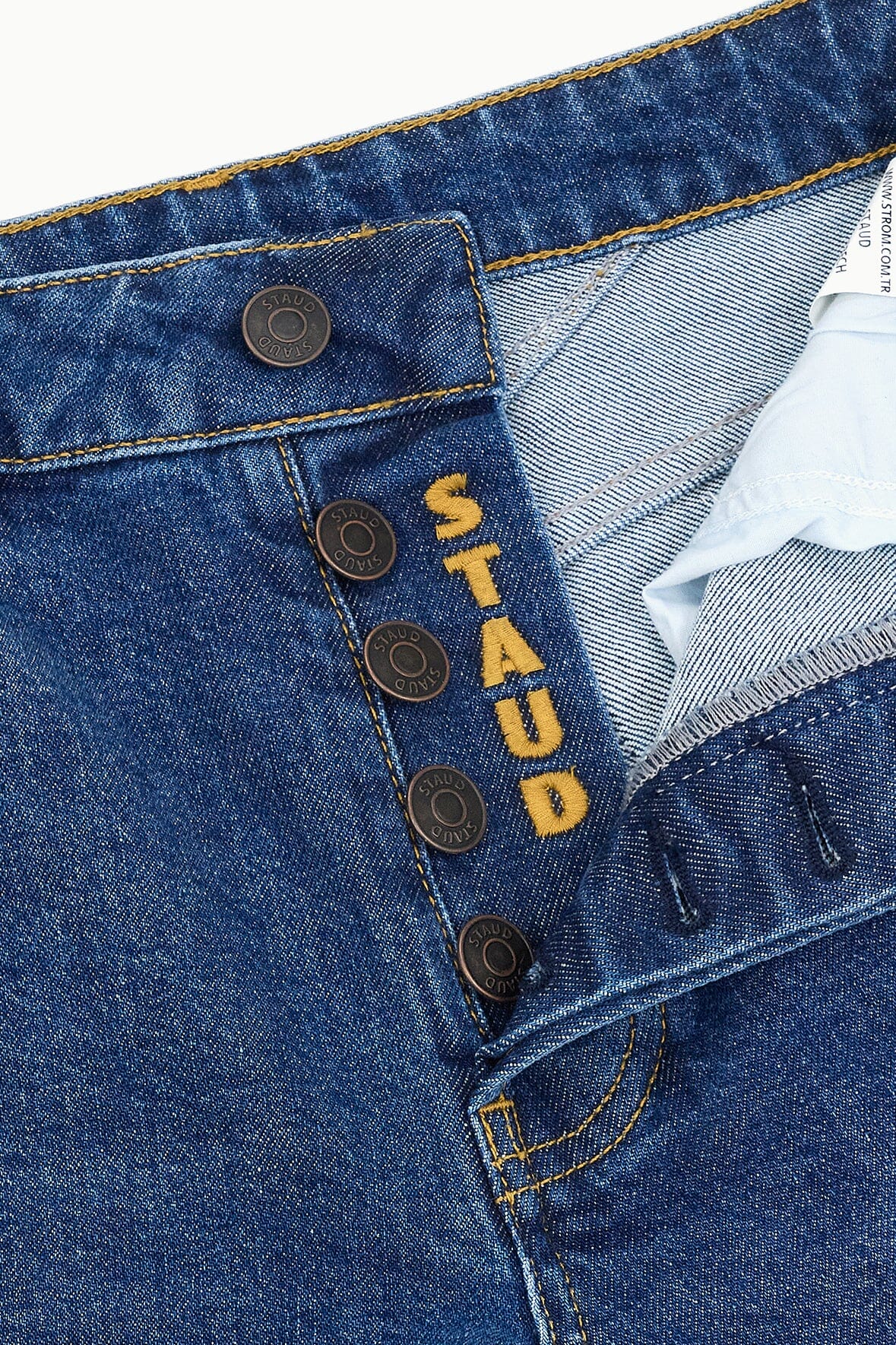 TEDDY STRAIGHT JEAN | STONE BLUE STRETCH - Image 6