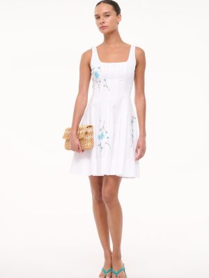 MINI WELLS DRESS | DANDELION WHITE