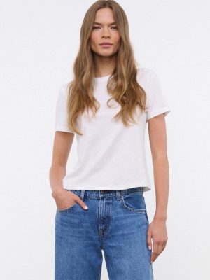 CREW NECK T SHIRT | WHITE