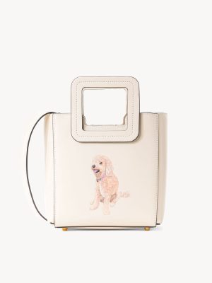 CUSTOM MINI SHIRLEY LEATHER BAG | CREAM