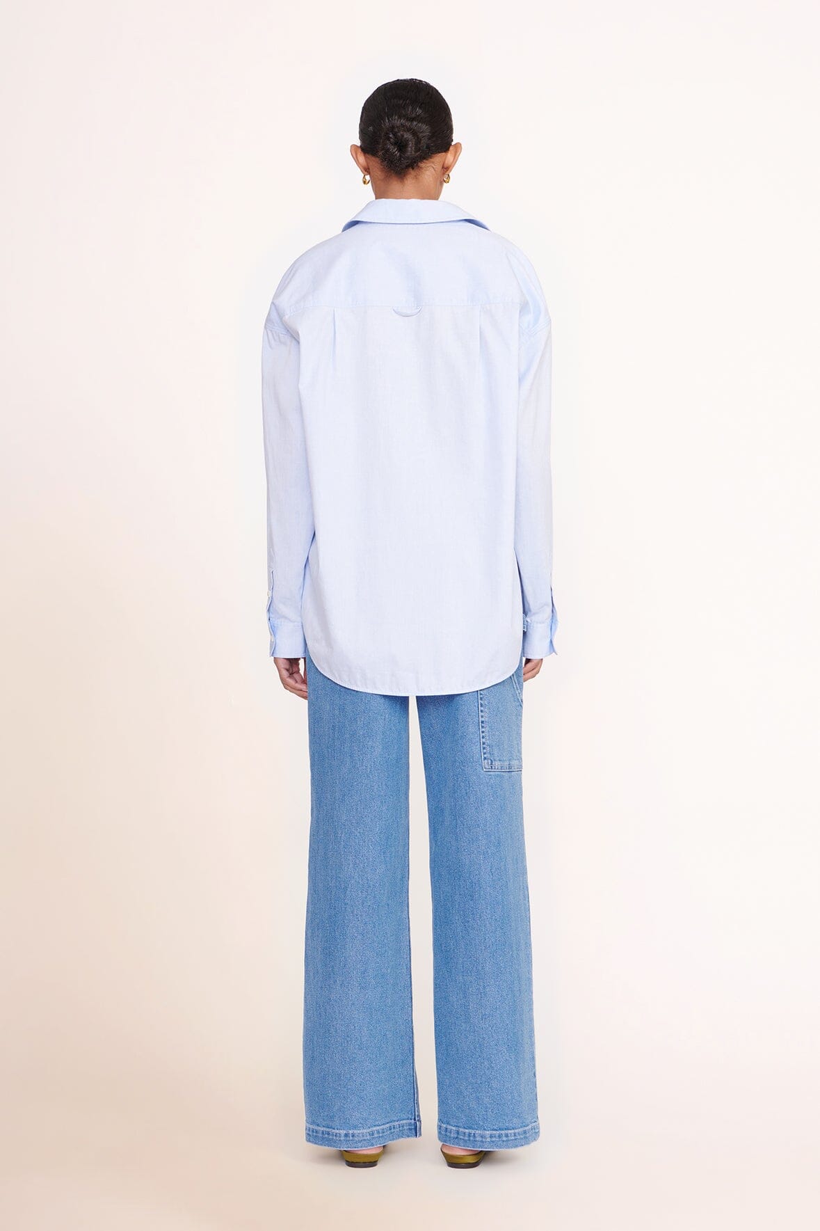 CUSTOM STAUD x C.BONZ CLASSIC OVERSIZED SHIRT | OXFORD BLUE - Image 5